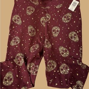 Torrid NWT skull leggings